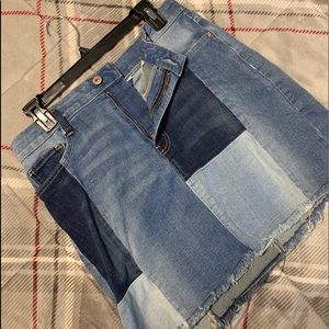 Denim skirt